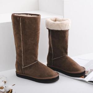 [갓슈] 엠지 수제  롱 소가죽 방한부츠