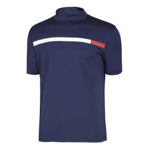 [파파브로]남성 중년 스판배색 반폴라 반팔티 SH-TSHG-911-네이