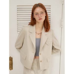 [올리브데올리브]크롭 테일러드 자켓 (OW4SJ255)