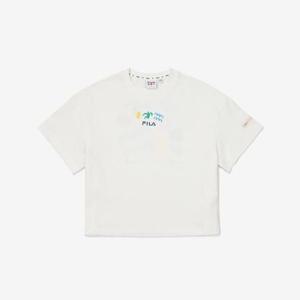 [휠라키즈]휠라X수수진 썸머 티 (FK2RSF2S02X_OWH)