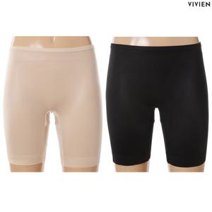 [비비안(언더웨어)]자국NO 햄원단 3부 롱드로즈 여성팬티  2컬러택 1 PT7793