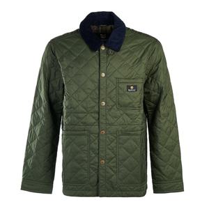 [바버 X 메종 키츠네] 남성 케닝 퀼팅 자켓 MQU1735 GN73