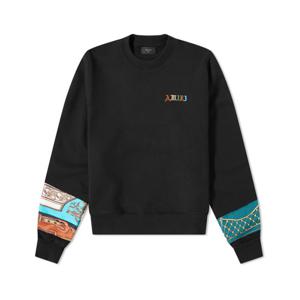 아미리 올드 잉글리시 맨투맨 블랙 남성 W0M02535TE 000