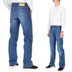 로고패치 UTR500 DE0016 480 스트레이트 핏 남성 진 데님 청바지