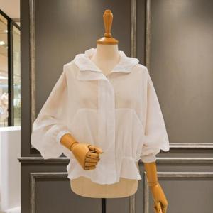 [아니베에프]  A44WJP510_밑단 프릴 바람막이 점퍼