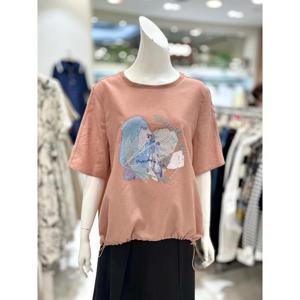 소고 세이브존01 밑단 스트링 라운드 블라우스 AK2BA02