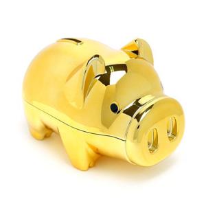[도토로]골드 팬시 돼지저금통(올금장) (대) 잔돈저금통