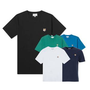 [메종키츠네] 남성 폭스헤드 반팔 티셔츠 LM00104KJ0008