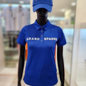 [디즈니골프]SO2LTS130 여성 로고 메쉬 반팔 카라 티셔츠