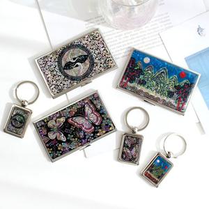 [박씨상방] (2종)자개명함케이스+열쇠고리N