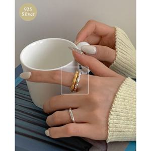 [폭스타일] [925 silver] Rice ring B 13