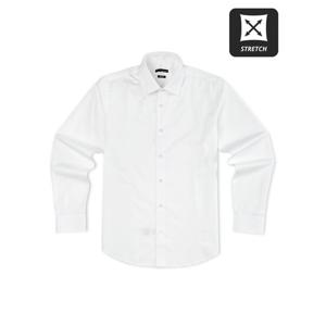 [맨잇슈트]맨잇슈트 24시즌 레귤러핏 스트레치 화이트 드레스셔츠