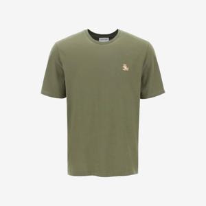 메종키츠네 칠렉스 반팔 티셔츠 그린 남성 LM00110KJ0008 P384