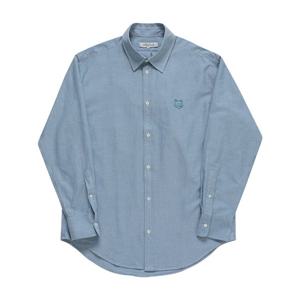 메종키츠네 MM00405WC2047 P392 헤드 패치 옥스포드 남성 셔츠