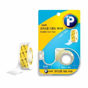 프린텍 CD1830 크리스탈테이프 디스펜서 18mm x 30M