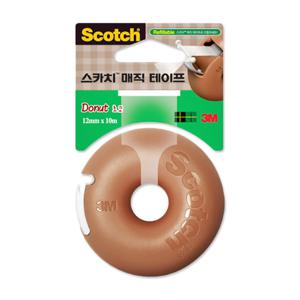 3M스카치 매직테이프 도넛초코(12mmx10M)