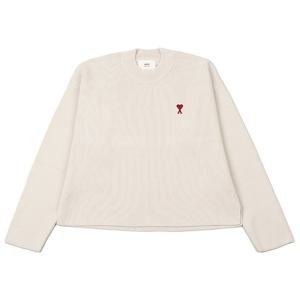 [로로모다] 아미 하트 로고 남성 니트 / UKS046KN0042-193