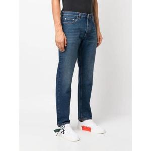 오프화이트 데님 스트레이트 팬츠 OMYA175F23DEN002 4400 MEDIUM