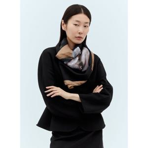 막스마라 프린트 실크 스카프 2424546151600 006