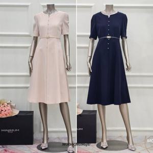 [미니멈]MD 블링버튼 플레어원피스 MD MYBGWO4240 M_CJ