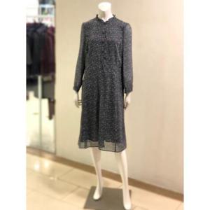 벨리시앙 세이브존01 프릴넥 하트 프린트 쉬폰 원피스(2color) OP3306