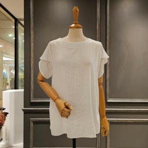 [아니베에프]A46WBL620_튤립소매 백리본 블라우스