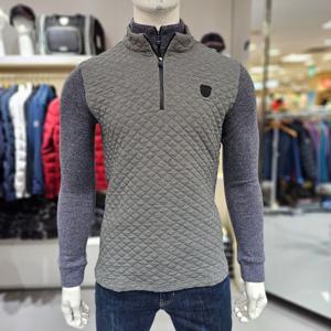 [루이까스텔]남성 CRP하이브리드 반집업 티셔츠/3MTTS151B