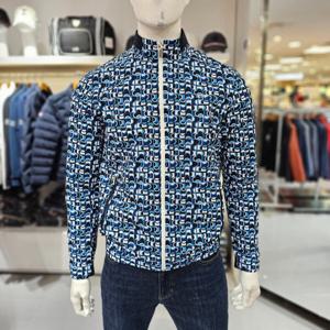 [루이까스텔]남성 프린팅 에리시보리 홑겹점퍼/3MRJP581N_BP