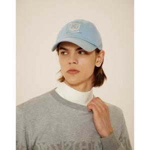 헤지스 골프 24FW 가격인하블루 자수 코튼 6각 캡 HUHE4F514B1