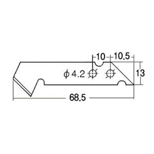 NT 커터날아크릴용  칼날 BP-400P 388-0372 DT