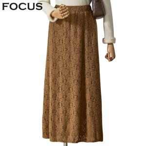 [포커스]기모 레이스 스커트_FW3K7SK0345