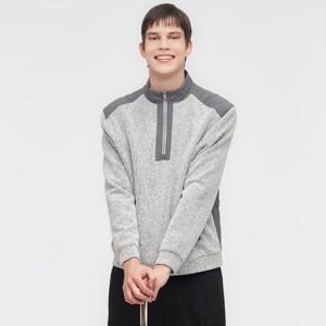 [링스] 남성 등판 우븐 퀄팅 반집업 L11D3TH304_MG