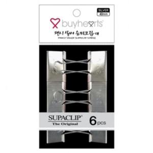 바이하츠 팬시 슈파크립 실버 (대 41mm 6개입)