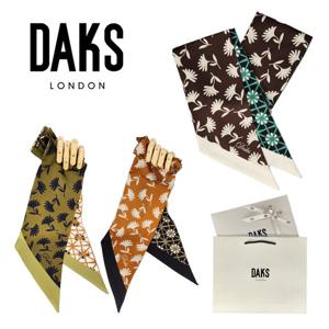 [닥스(스카프)]양면 스키니 실크 스카프 꽃샘 FKO061O