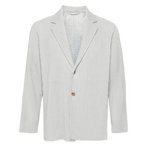 이세이미야케 남성 화이트 싱글버튼 블레이저 HP46JD401 11
