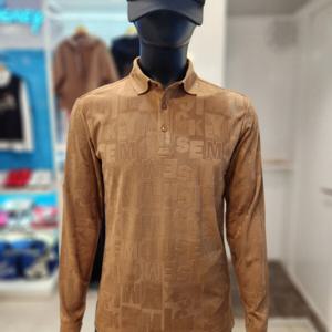 [디즈니골프]DO8MTS003 남성 가을 전판 패턴 카라 티셔츠