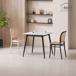 라로퍼니처 윈디 800 양면 포세린 세라믹 2인 식탁 세트 (식탁+의자2)