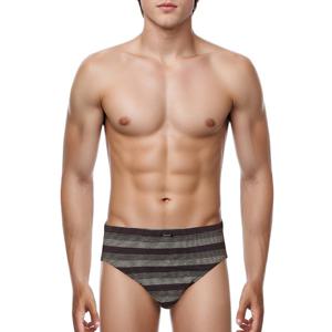 [비비안(언더웨어)]PT1987G 면스판 스트라이프 남성 삼각팬티