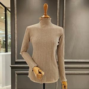 [아니베에프]A4AKPO500_롤링 골지 반폴라 니트