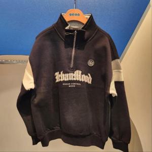 에스핏 HC23 절개배색 반집업 후드티셔츠 SJY711MKYT02