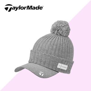 SD 테일러메이드 비니 선바이저니트 TD408 그레이헤더