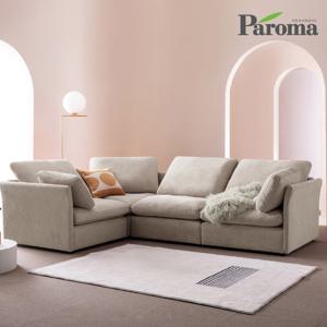 밀로 6인용 코너형 아쿠아텍스 이태리 갤럭시 패브릭 소파