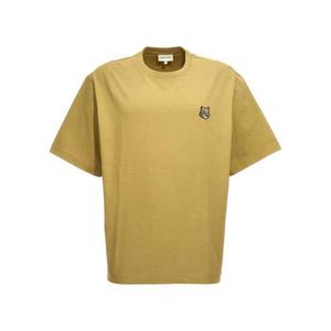 메종키츠네 볼드 폭스 헤드 패치 오버사이즈 티셔츠 LM00107KJ01