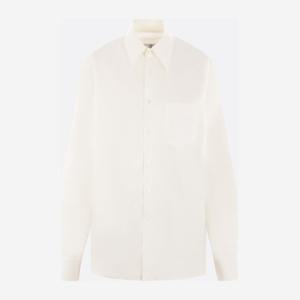 MM6메종마르지엘라 오버사이즈 아이보리 화이트 셔츠 S62DT0027