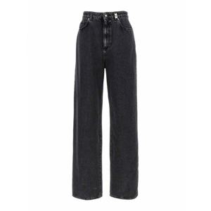 [ALEXANDER MCQUEEN] 라프리마 여성 부츠컷 와이드 레그 진 802098QMACX1307 블랙 /8