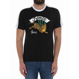 [KENZO] 라프리마 남성 티셔츠 블랙 위드 타이거 프린트 5TS0194OE99 /8