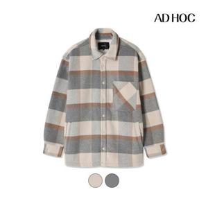 [애드호크]남성 보아 안감 체크 셔캣(HAAUJ2A)
