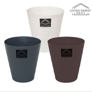 생활 라인 3종 오픈 휴지통 10L 1P 쓰레기통 인테