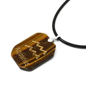 황호안석 별자리 천연석 보석 원석목걸이 PP-3375