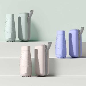 캡슐우산 자외선차단 초경량 암막 우양산 양산 휴대용